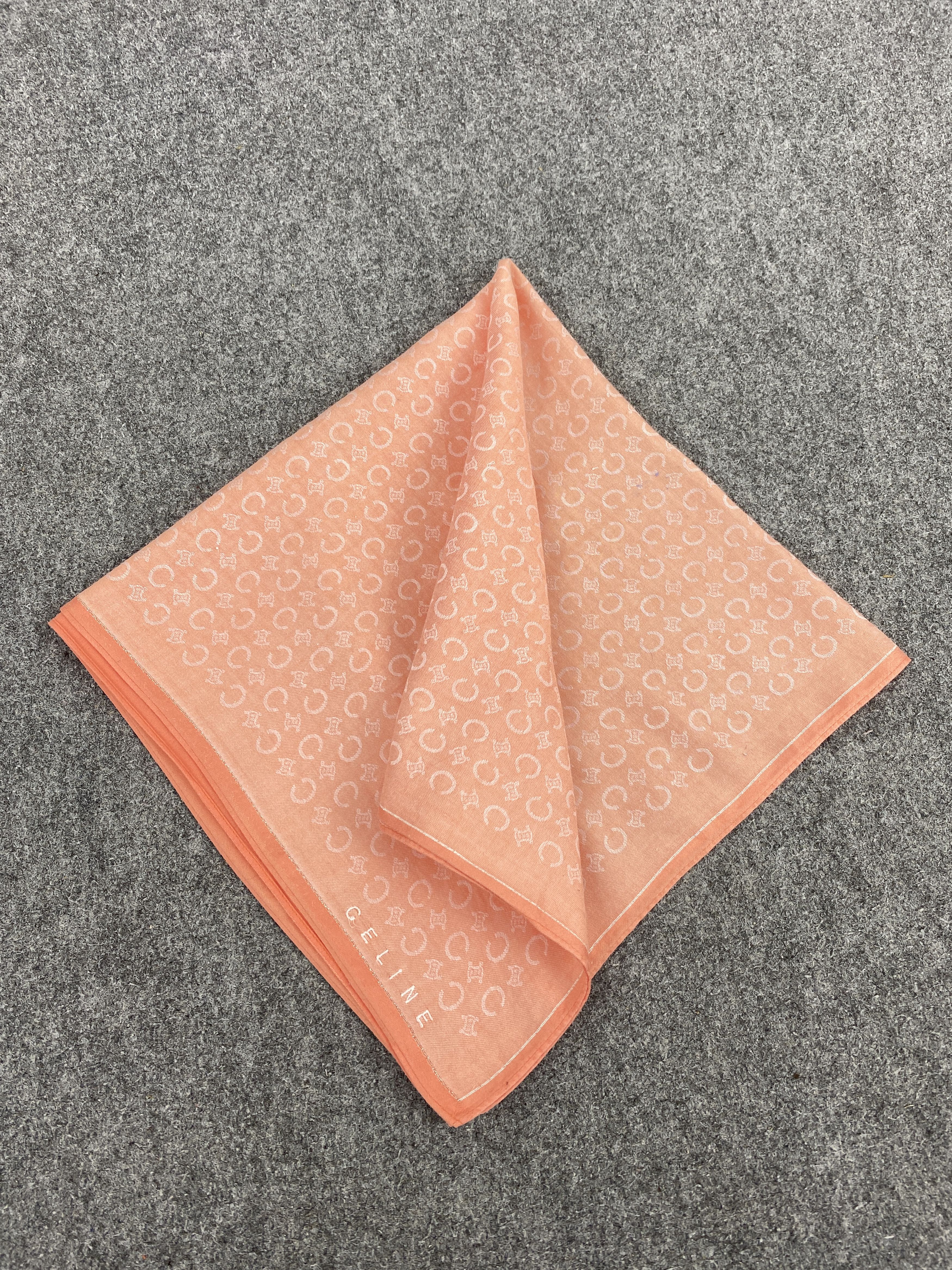 Celine Vintage Celine Handkerchief / Neckerchief KT0295 Size ONE SIZE - 3 Thumbnail