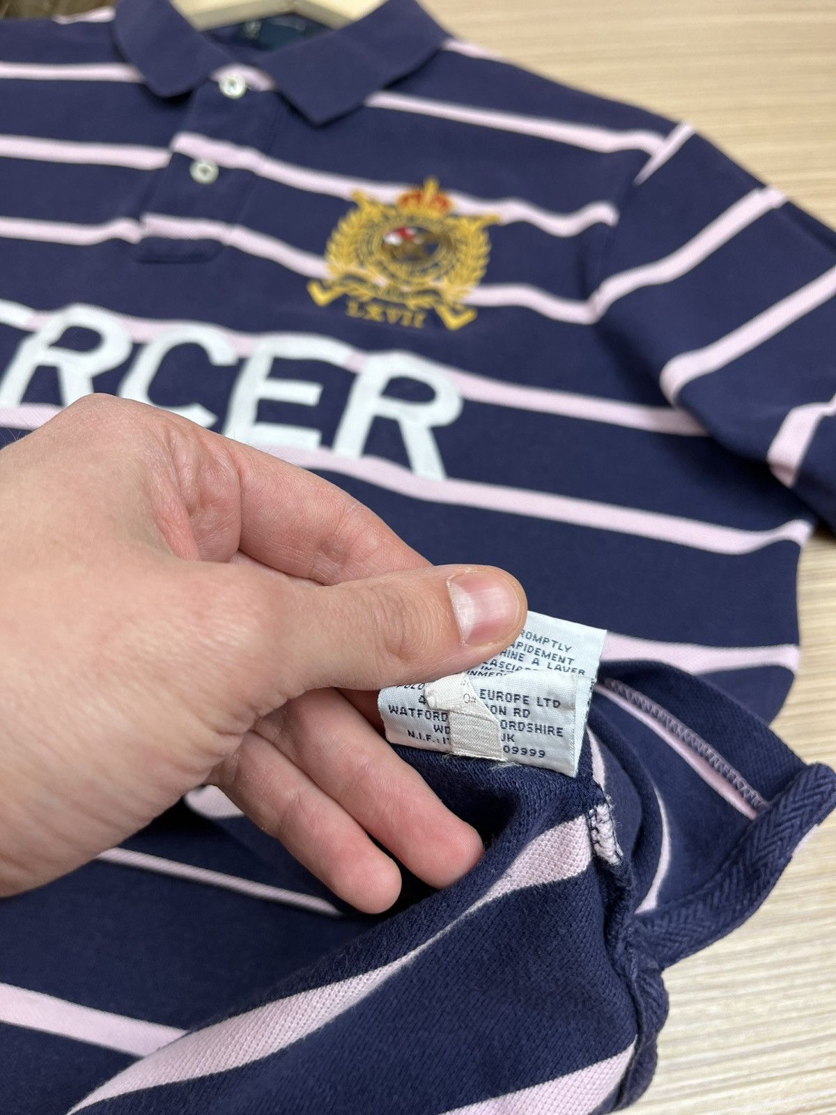 Polo Ralph Lauren × Vintage Chief Keef Polo Ralph Lauren Mercer team striped big pony Size US L / EU 52-54 / 3 - 9 Thumbnail