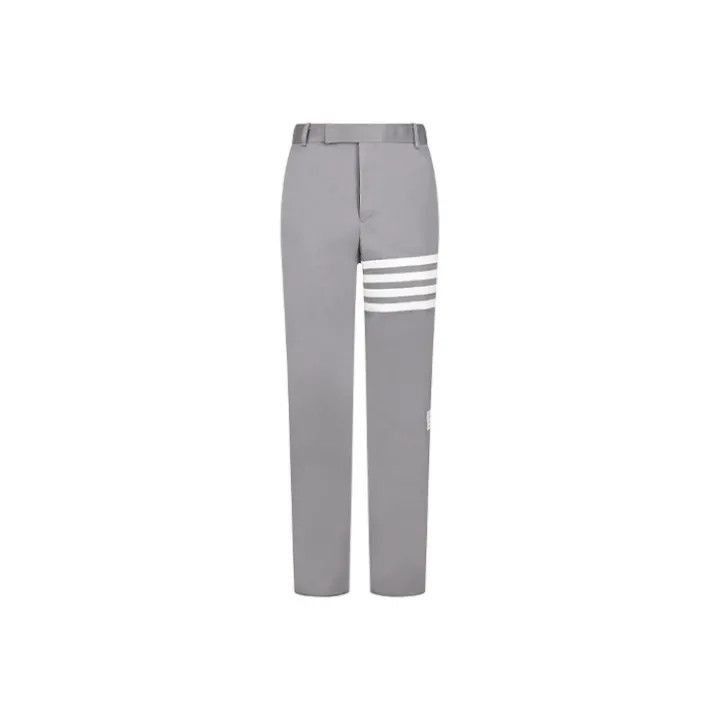 Thom Browne Thom Browne Gray Striped Casual Pants -2507 Size US 26 / EU 42 - 7 Thumbnail