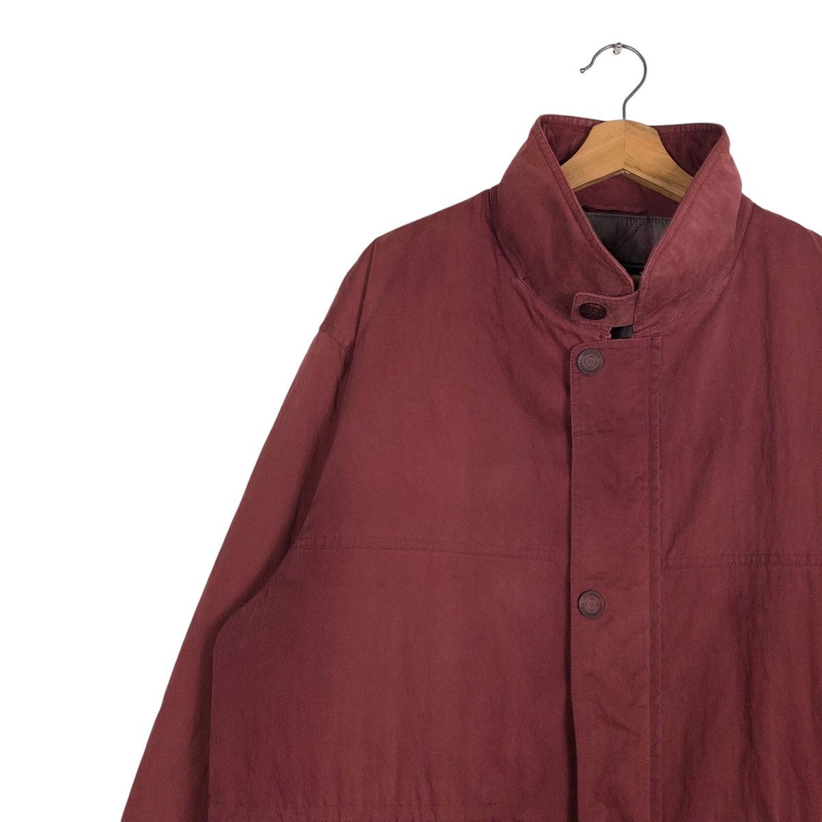 Burberry 📌Vintage Burberrys Button Jacket Biker Style Size US L / EU 52-54 / 3 - 8 Thumbnail