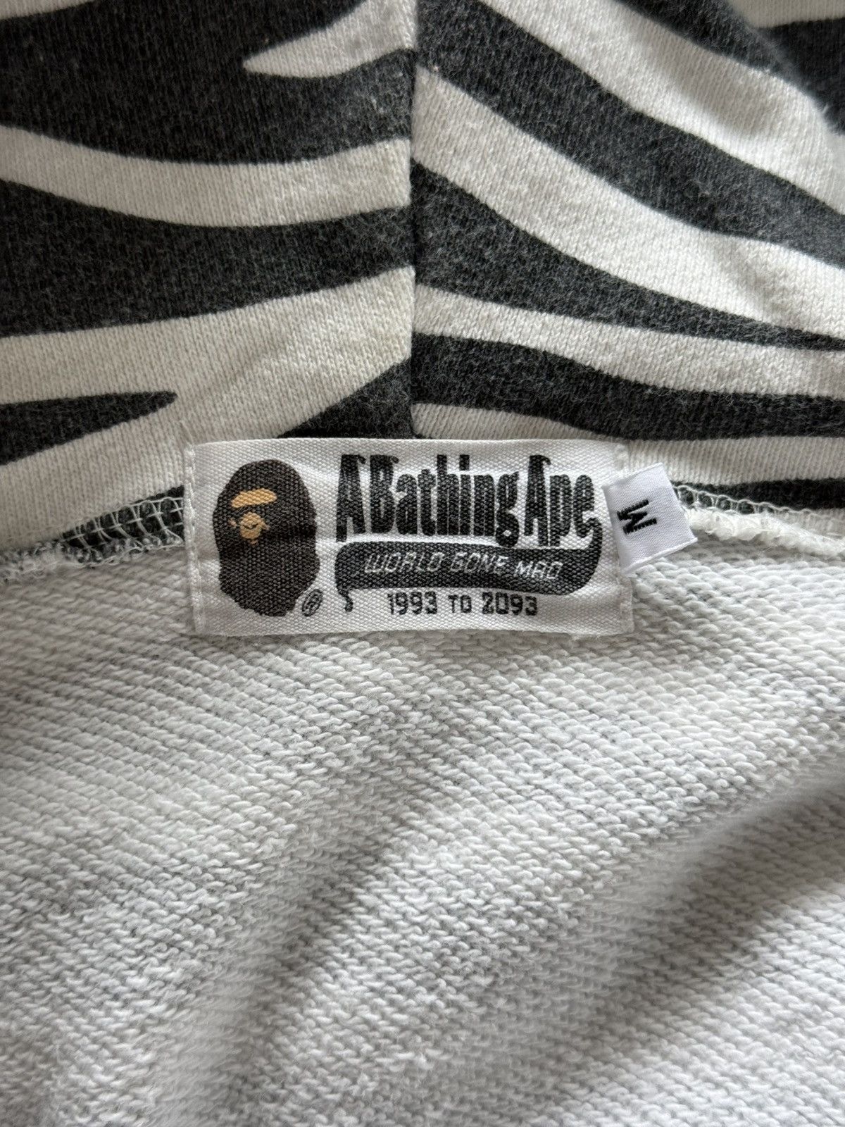 Bape Zebra Camo Shark Full Zip Hoodie Size US M / EU 48-50 / 2 - 9 Thumbnail