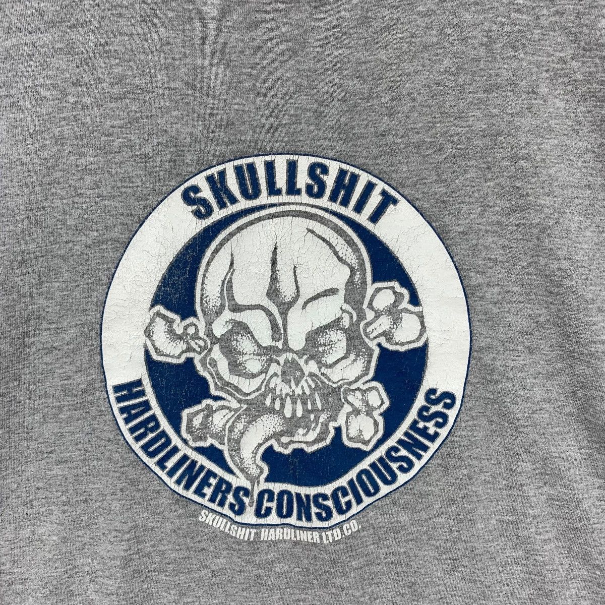 Vintage Vintage 90s SKULLSHIT HARDLINERS CONSCIOUSNESS Japan Tshirt Size US L / EU 52-54 / 3 - 3 Thumbnail