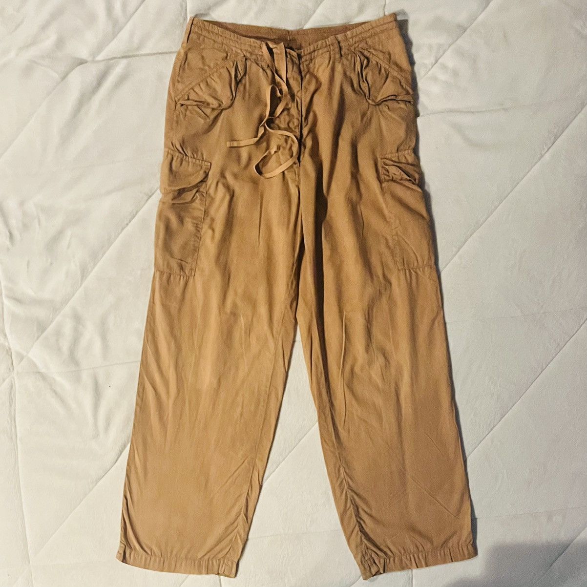MM6 Maison Margiela MM6 Brown Lightweight Cargo Pants 32 X 30 Size US 32 / EU 48 - 2 Thumbnail