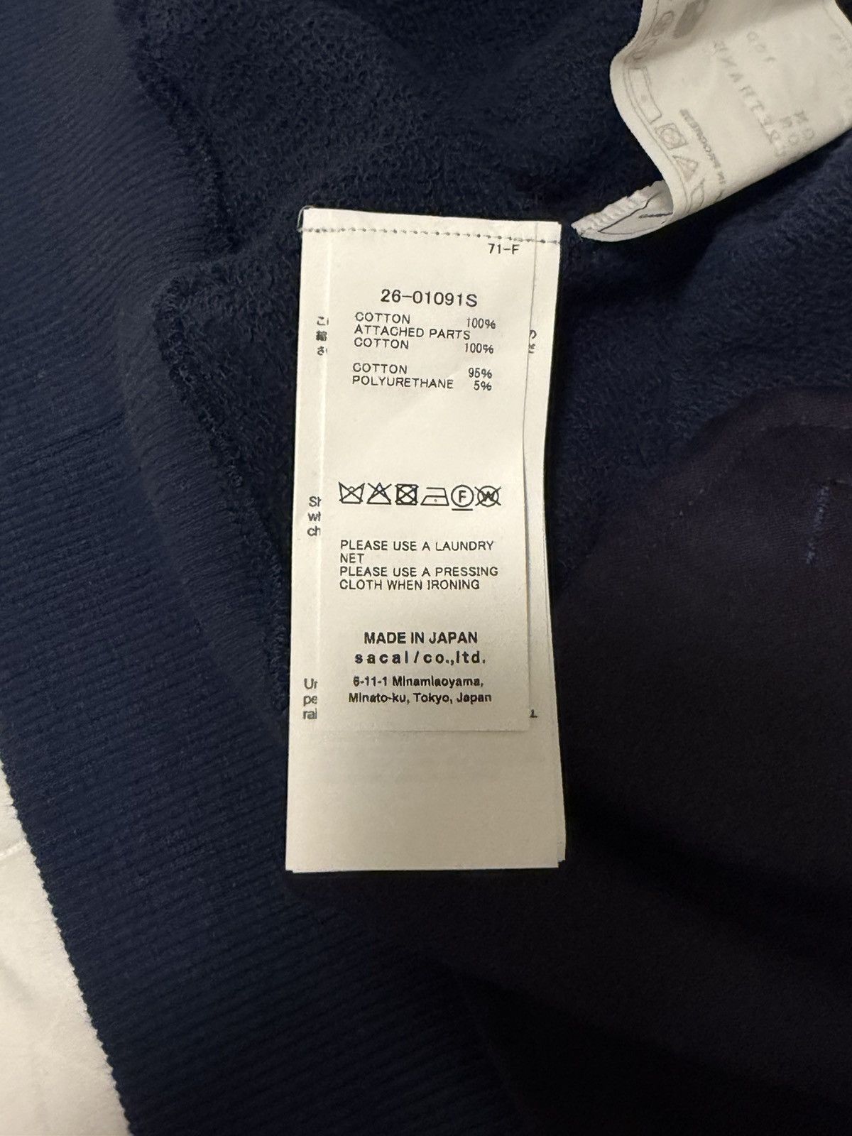 Carhartt Wip × Sacai Sacai x Carhartt WIP Cotton Jersey Hoodie Size Small - 2 JPN Size US S / EU 44-46 / 1 - 18 Thumbnail