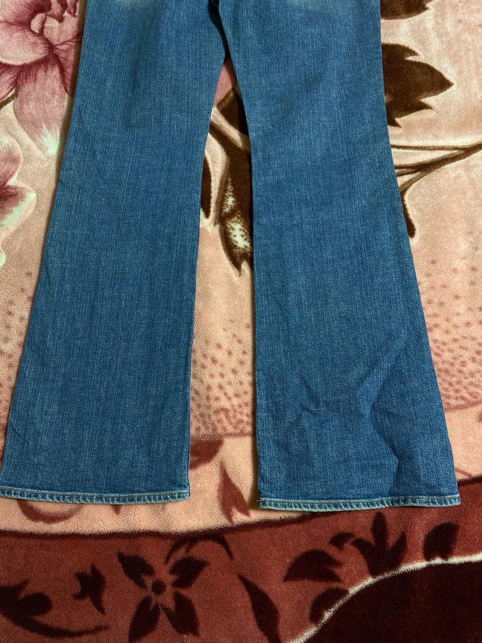 Japanese Brand Distressed Dirty Patchwork Painted Y2K Flared Crush Faded Size US 32 / EU 48 - 16 Thumbnail