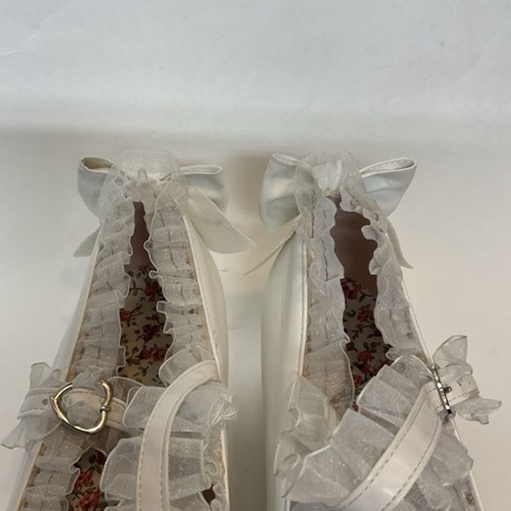 The Unbranded Brand Round Toes Bowknot Mid Thick Heels Mary Jane Women 11-11.5 Size US 11 / IT 41 - 9 Thumbnail