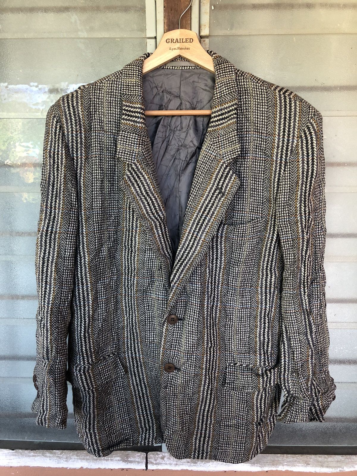 Christian Dior Monsieur Vintage Christian Dior Wool Coat Jacket Size US L / EU 52-54 / 3 - 2 Thumbnail
