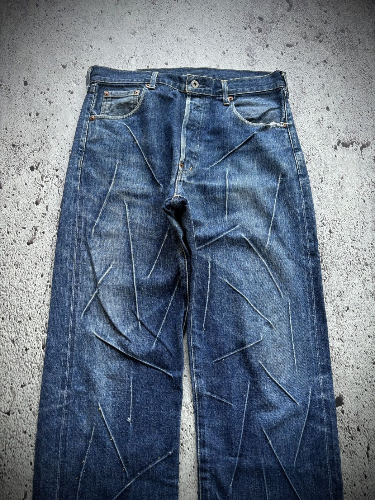 Levi's Vintage Clothing Vintage Levis 702 Selvedge Denim jeans Size US 33 - 7 Thumbnail