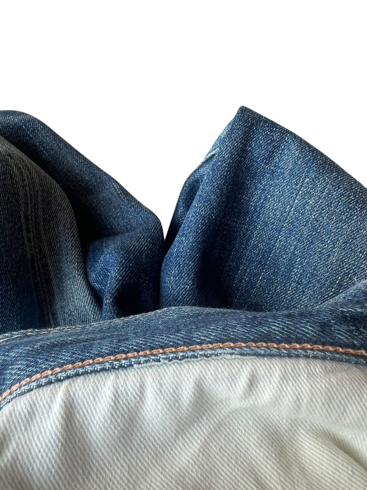 Levi's Vintage Clothing 2000s LVC Levi’s 501 XX Big E Distress Denim Selvedge Jeans Size US 30 / EU 46 - 24 Thumbnail