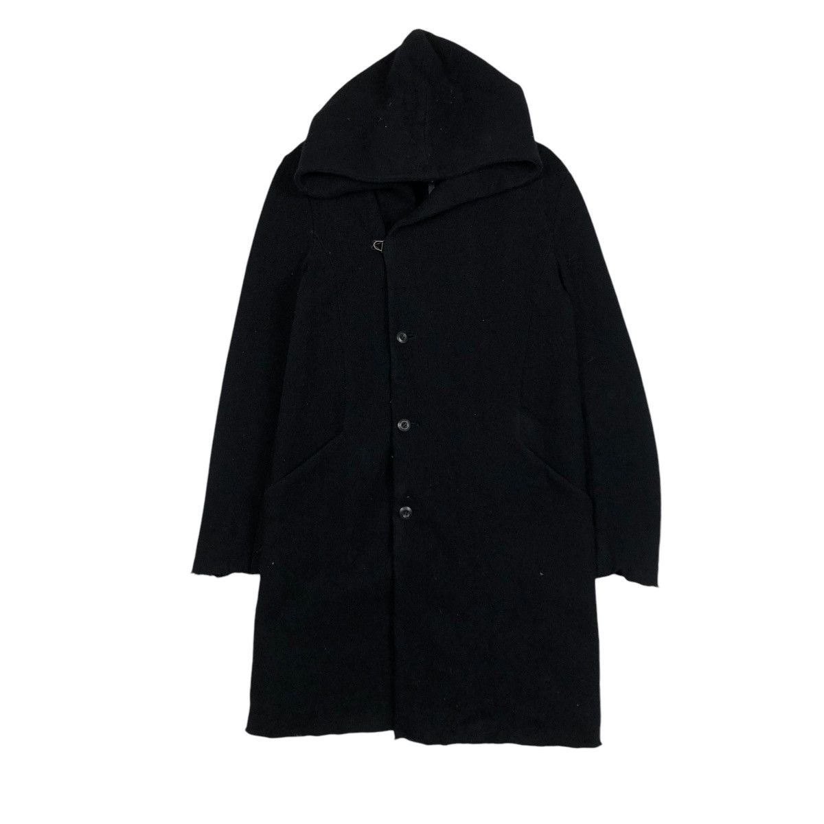 Kazuyuki Kumagai Attachment 🔥WOOL LONG JACKET HOODIE BONDAGE DESIGN KAZUYUKI KUMAGAI Size US M / EU 48-50 / 2 - 3 Thumbnail