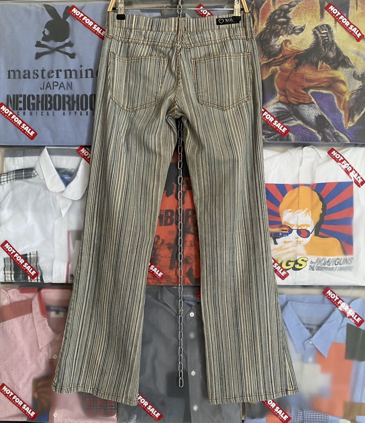 Hysteric Glamour × Japanese Brand Xoxo Jeans Stripe Jeans Size US 30 / EU 46 - 3 Thumbnail