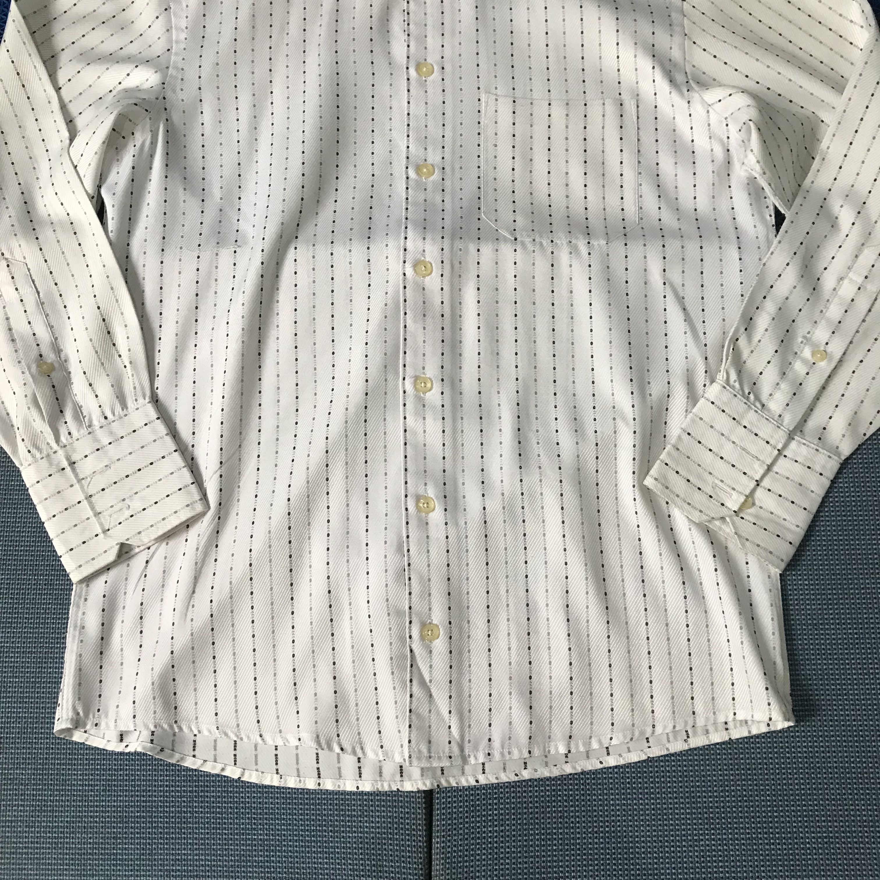 Ben Sherman Vintage Ben Sherman White dot stripe long sleeves shirt M Size US M / EU 48-50 / 2 - 3 Thumbnail