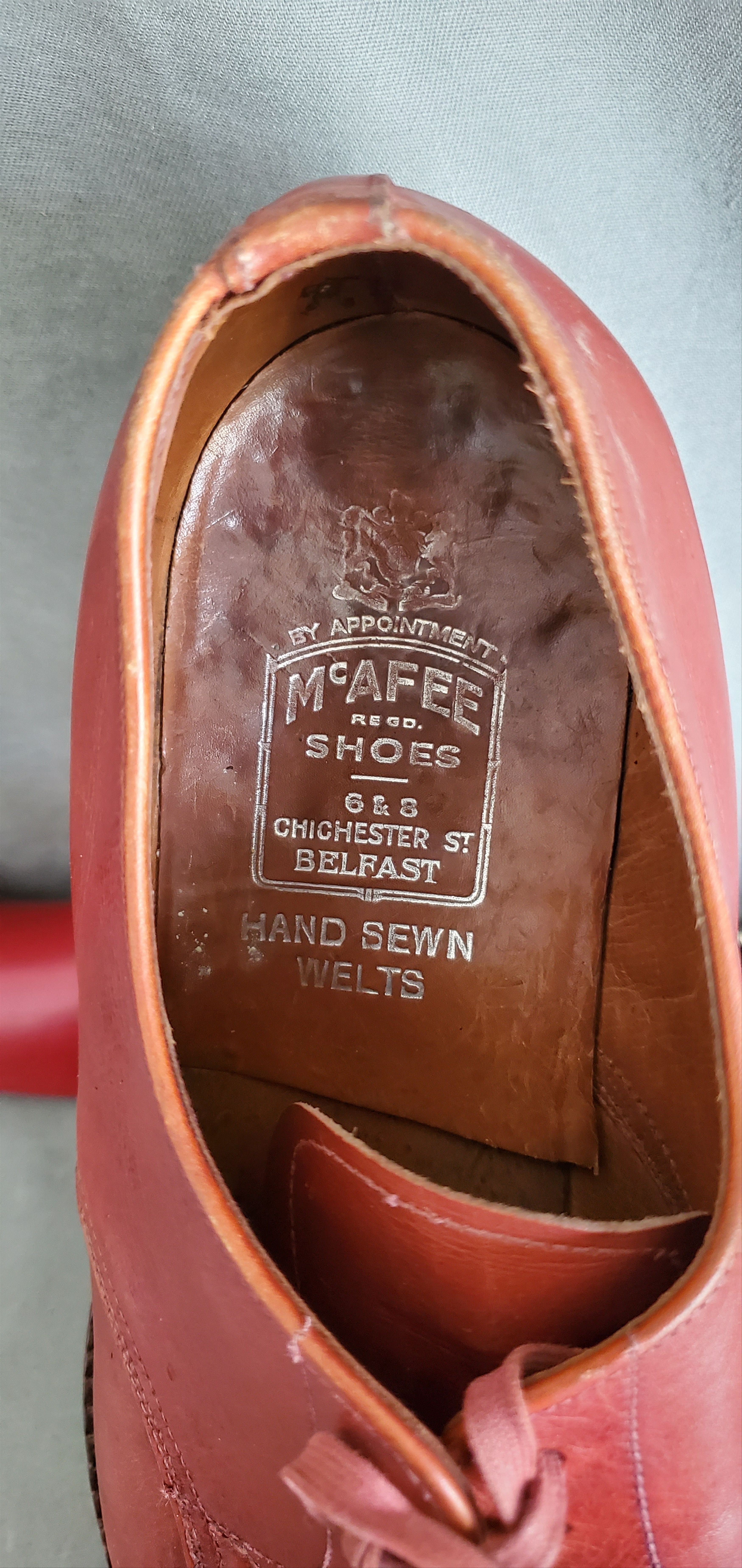 Other Vintage 70s McAfee Belfast Lace Up Shoes Size US 7.5 / EU 40-41 - 7 Thumbnail
