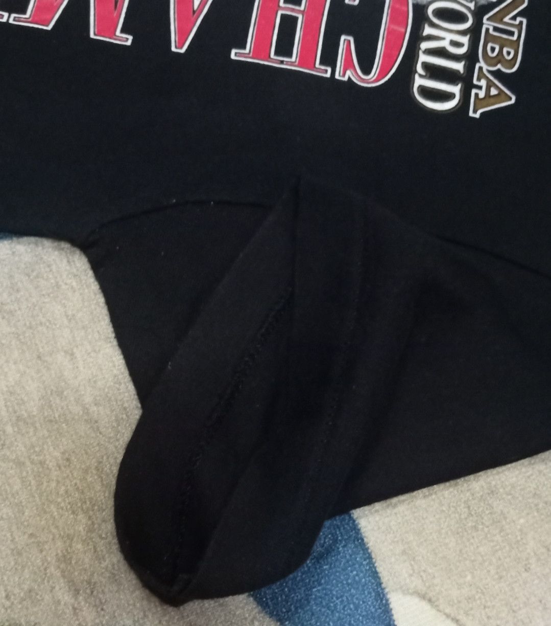 Fruit Of The Loom × NBA Vintage 90s Chicago Bulls 3 Peat NBA World Champions T-shirt Size US L / EU 52-54 / 3 - 15 Thumbnail