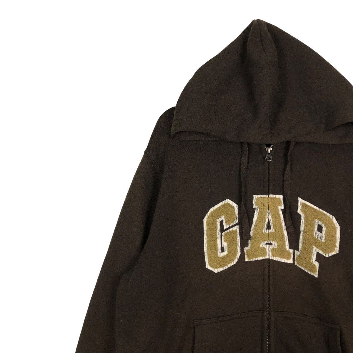 Japanese Brand 🔥VINTAGE ZIPPER JACKET GAP BIG LOGO SPELL OUT HOODIE Size US XL / EU 56 / 4 - 9 Thumbnail