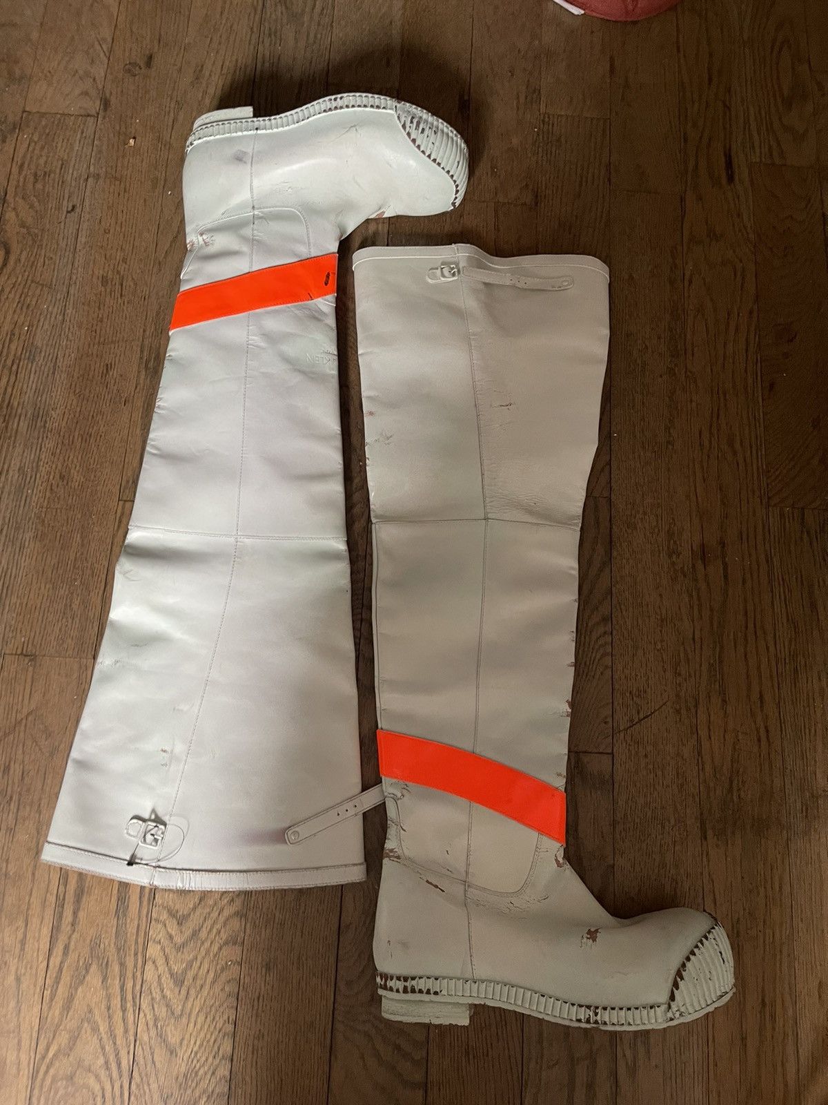 Calvin Klein 205W39NYC 205W39NYC runway sample firefighter thigh high boots Size US 9 / EU 42 - 3 Thumbnail