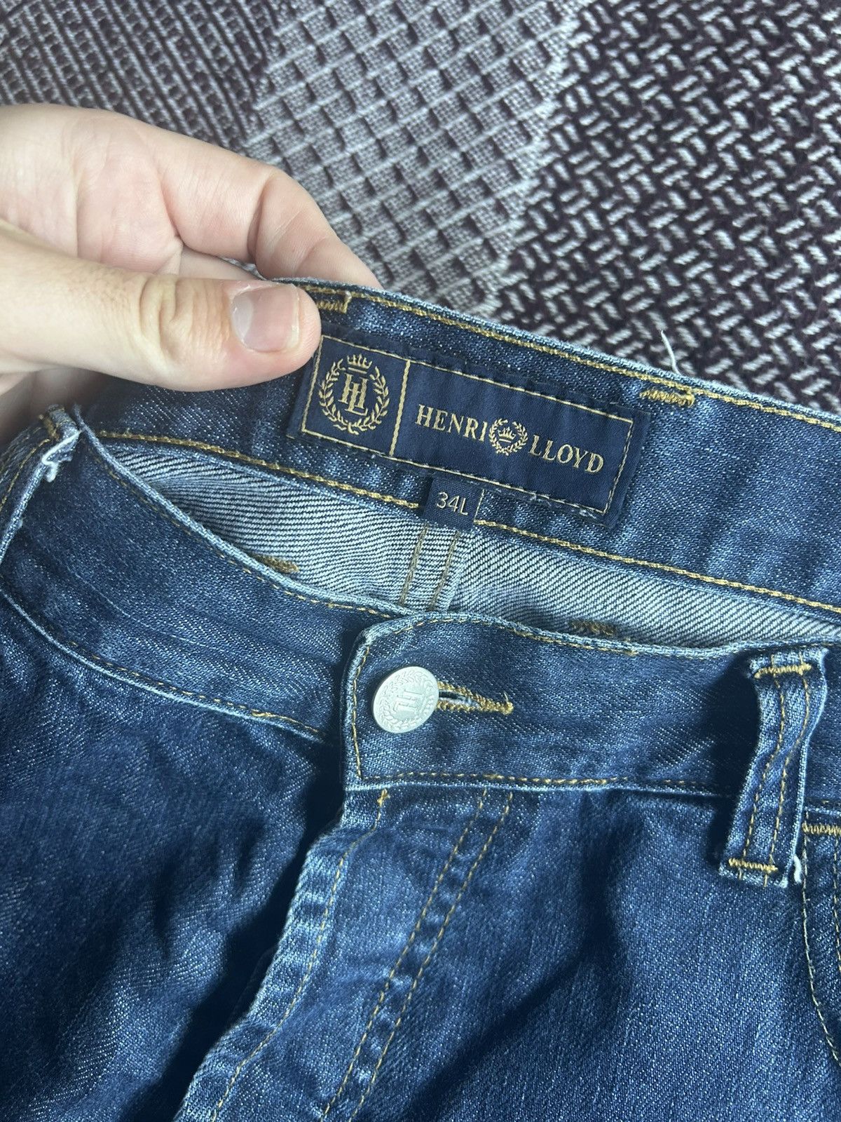 Henri Lloyd Henri Lloyd Denim Baggy Jeans Distressed Solid Style Size 34 Size US 34 / EU 50 - 10 Thumbnail