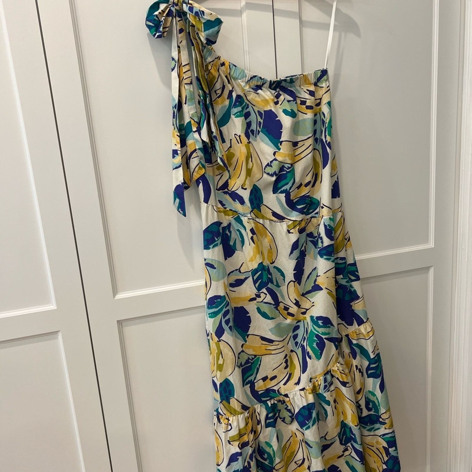 Anthropologie Anthropologie One-Shoulder Maxidress (Sz S) Size S / US 4 / IT 40 - 3 Thumbnail