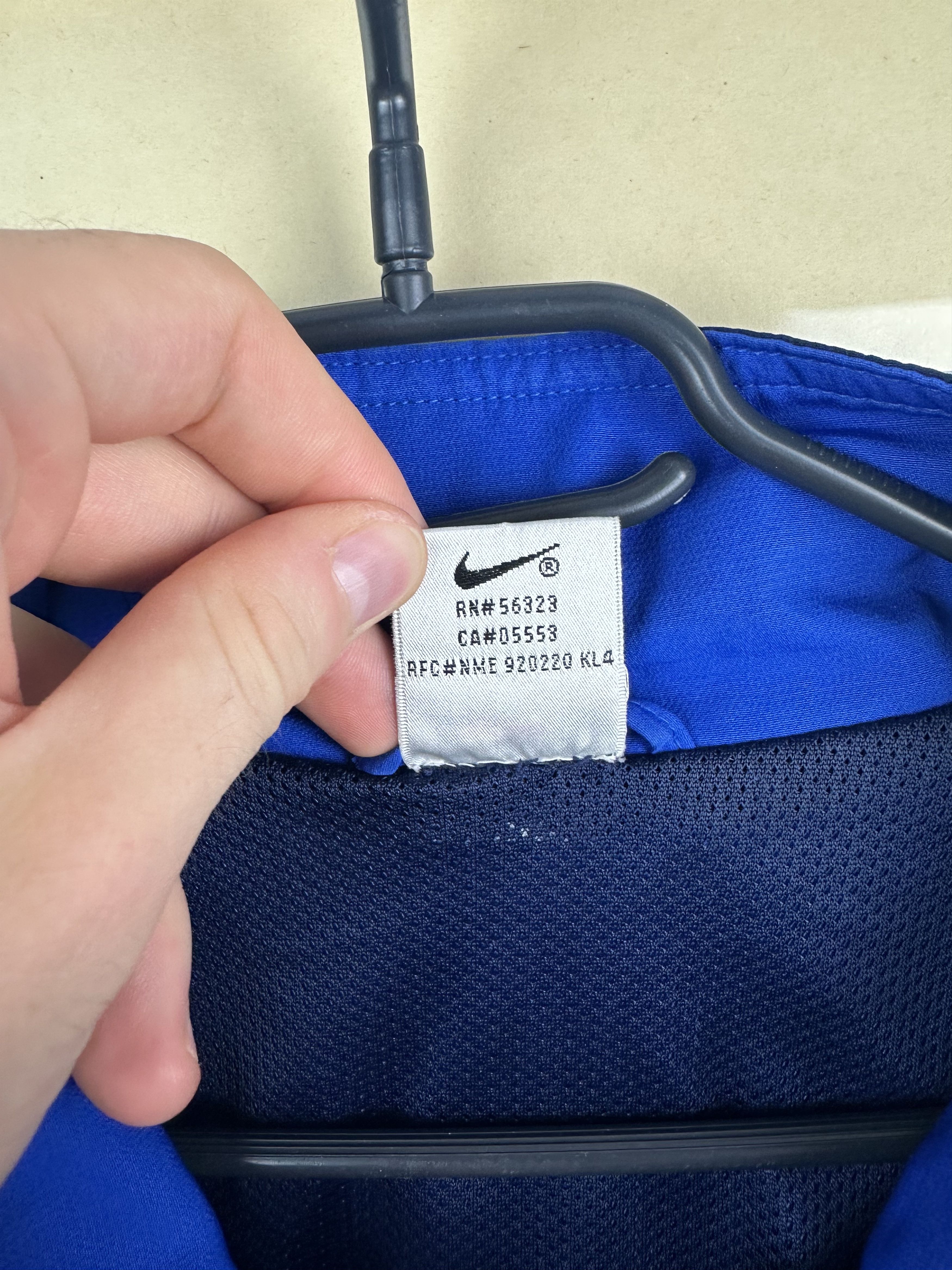 Nike × Vintage Vintage Nike Glasgow Rangers 90's Jacket Football Soccer Size US M / EU 48-50 / 2 - 8 Thumbnail