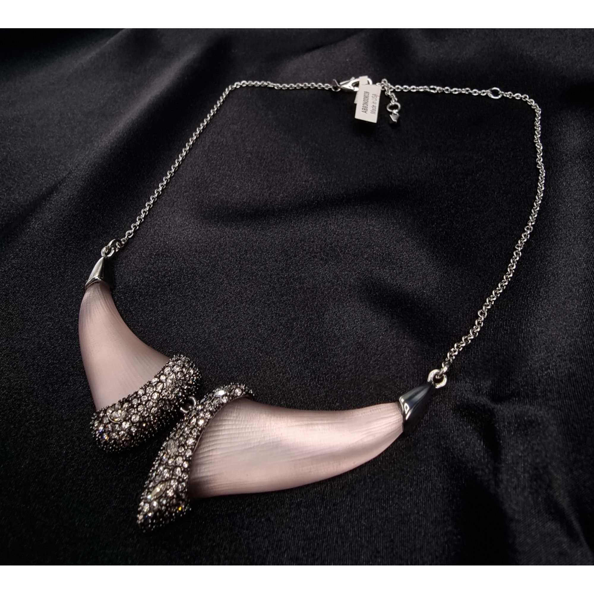 Alexis Bittar Rare Find NEW ALEXIS BITTAR Two-Horn Pendant Necklace Size ONE SIZE - 4 Thumbnail
