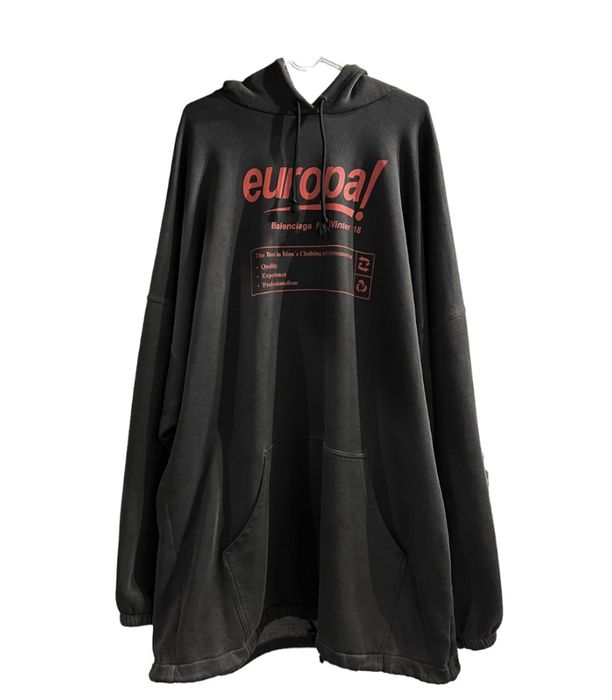 Europa balenciaga hot sale hoodie