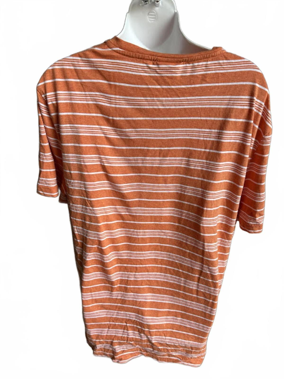 Lacoste Lacoste Orange Stripe V-Neck Tee L Size US L / EU 52-54 / 3 - 2 Thumbnail