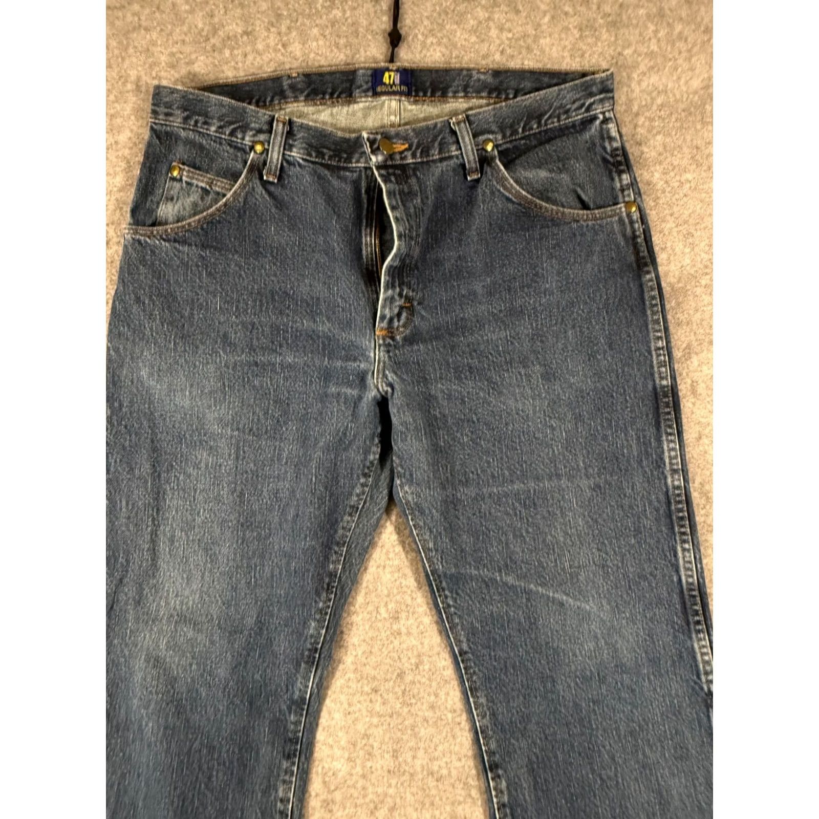 Wrangler Wrangler Jeans Mens 36x30 Blue Denim Regular Fit Straight Leg Cowboy Cut 47MWZWD Jeans Size US 36 / EU 52 - 2 Thumbnail
