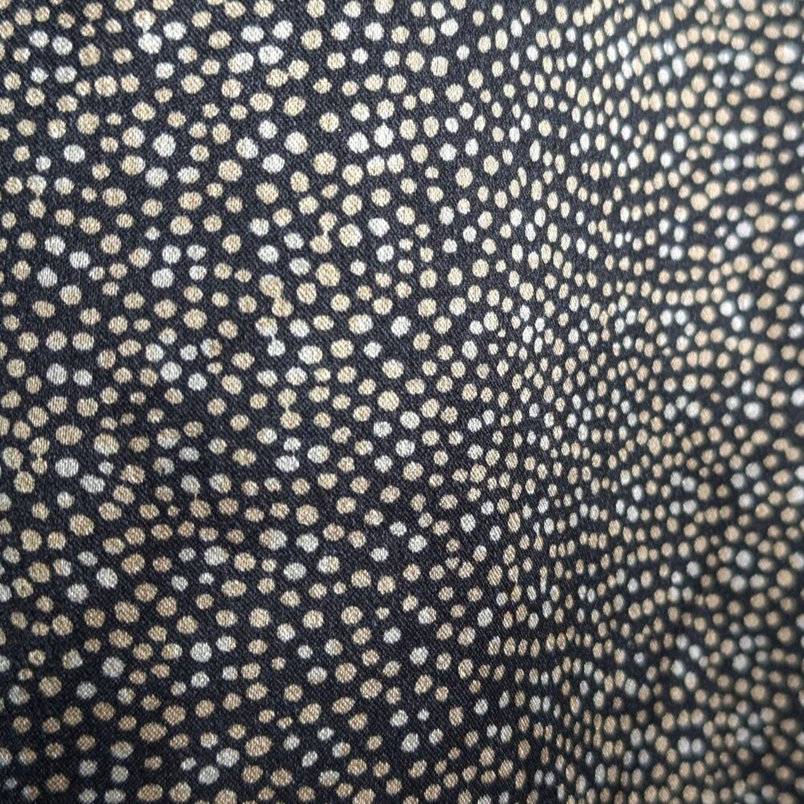 Vintage Vintage Black Tiny Polka Dot Pattern Satin Shirt Metallic 12 Size XL / US 12-14 / IT 48-50 - 8 Thumbnail