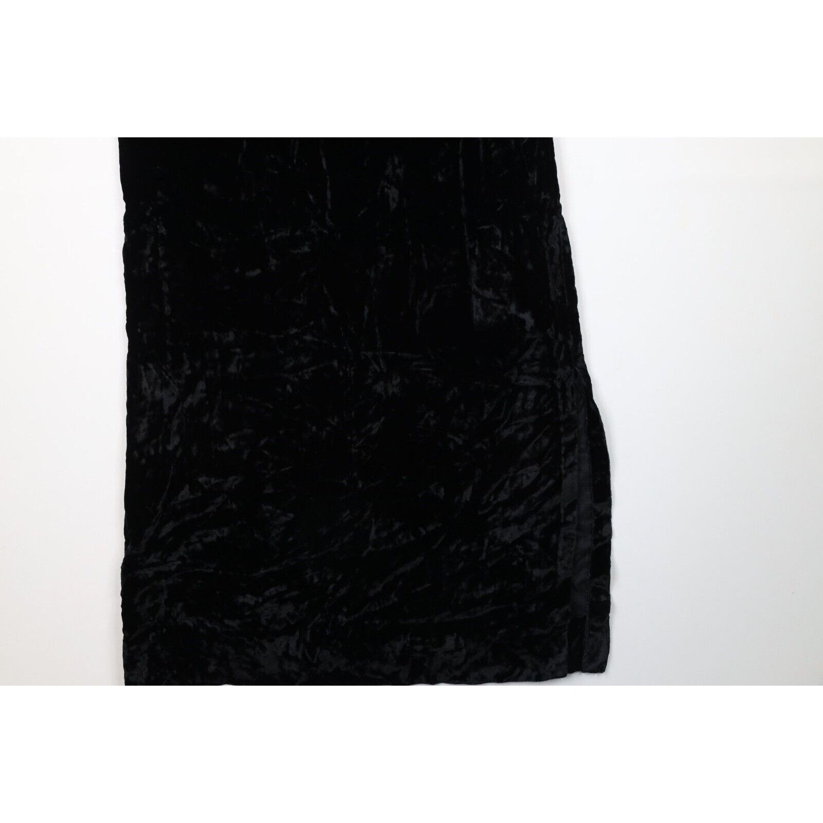 Vintage Vintage 50s 60s Streetwear Velvet Velour Full Length Skirt Size 32" / US 10 / IT 46 - 4 Thumbnail