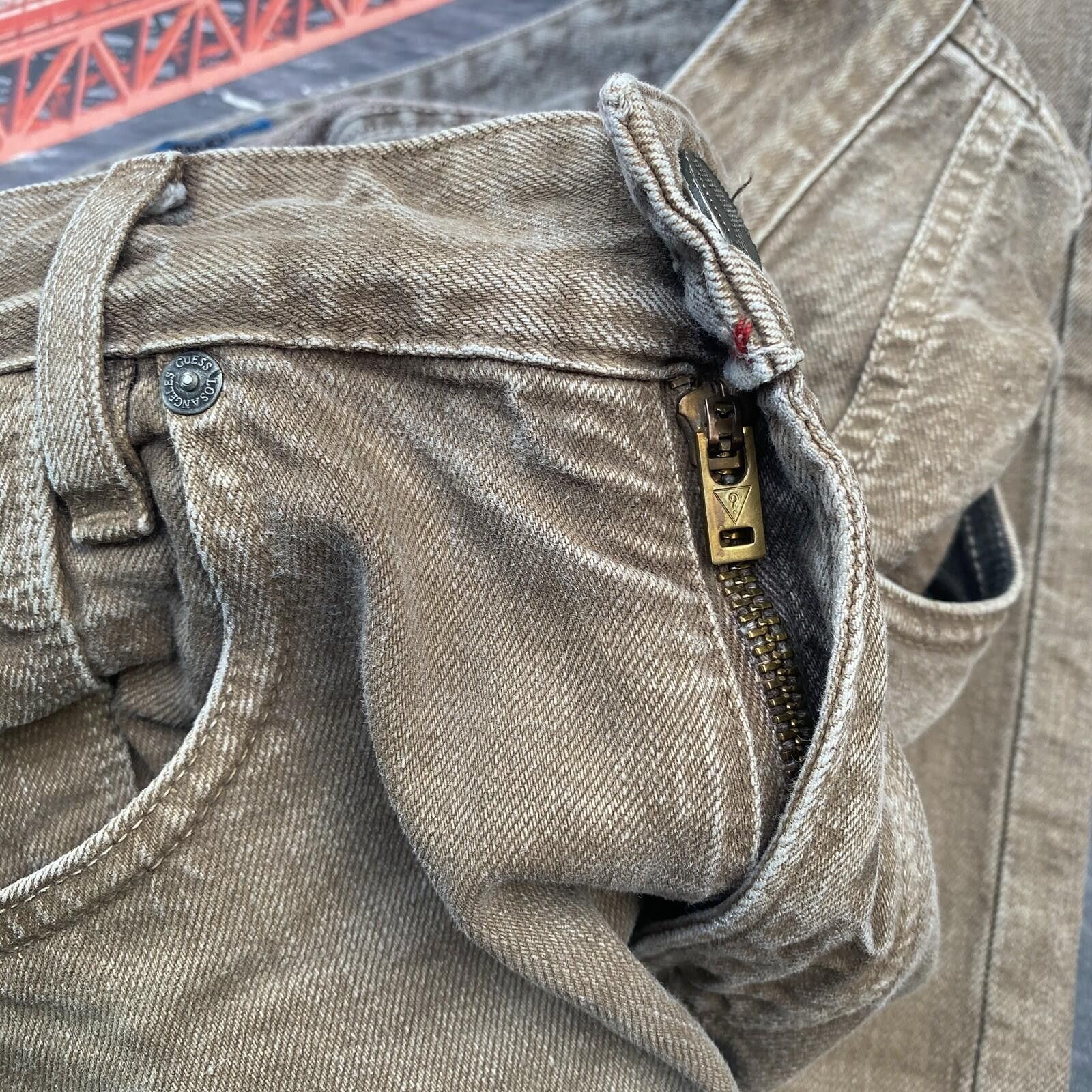 Guess Guess Tiesto Collection Moto Jeans Mens 31 Slim Tapered Size US 38 / EU 54 - 9 Thumbnail