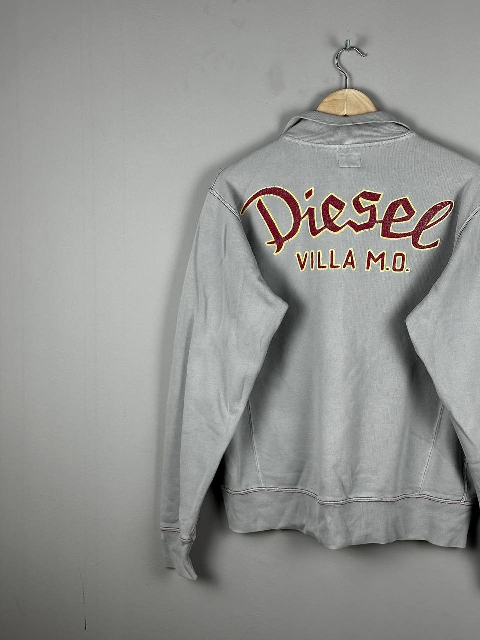Diesel Vintage Diesel Big Logo Steetwear Full zip Sweatshirt Size US L / EU 52-54 / 3 - 11 Thumbnail