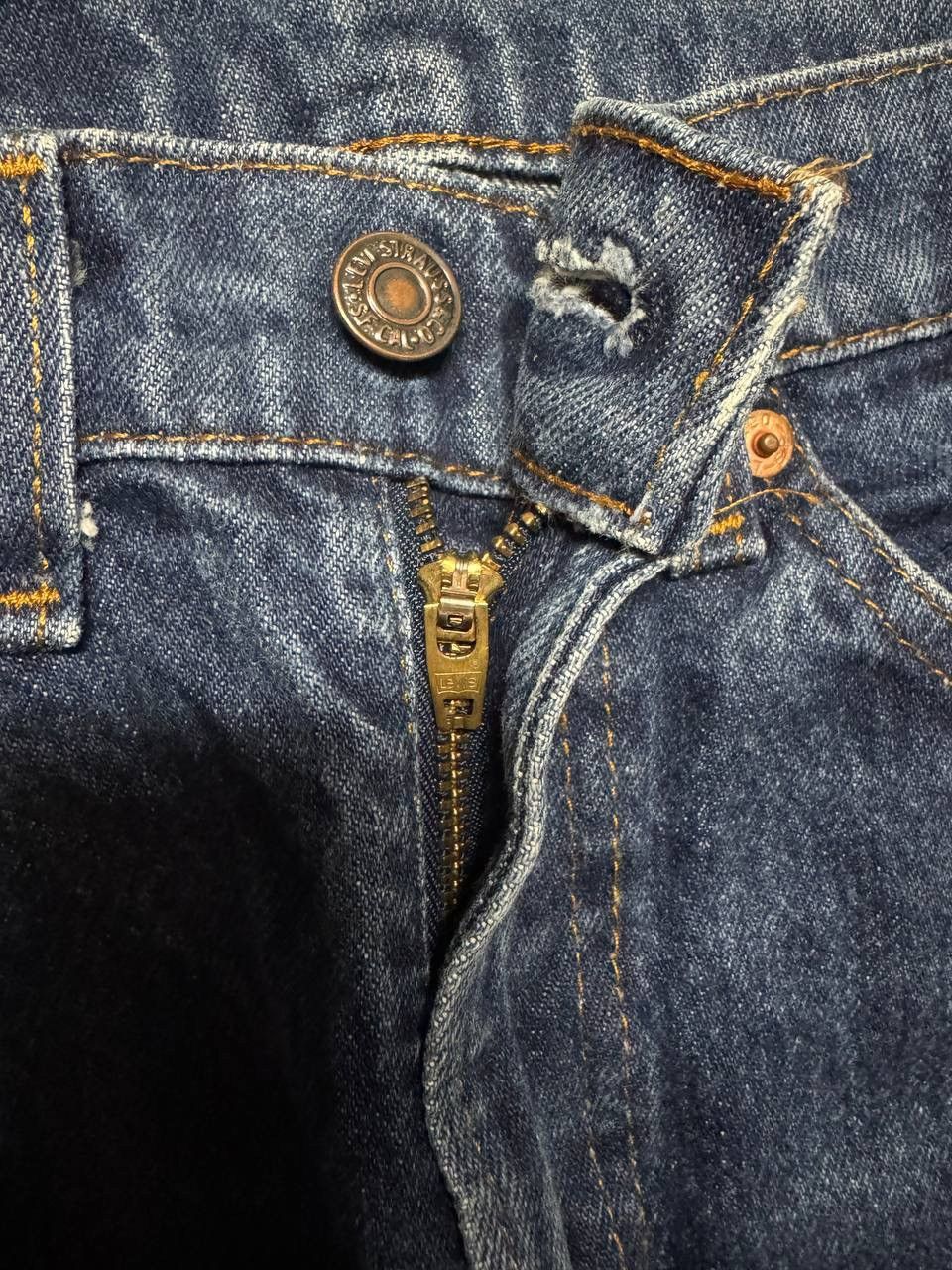 Levi's 💥Rare💥Vintage Levi's 80's Orang Tab Stoned Washed Size US 27 - 7 Thumbnail
