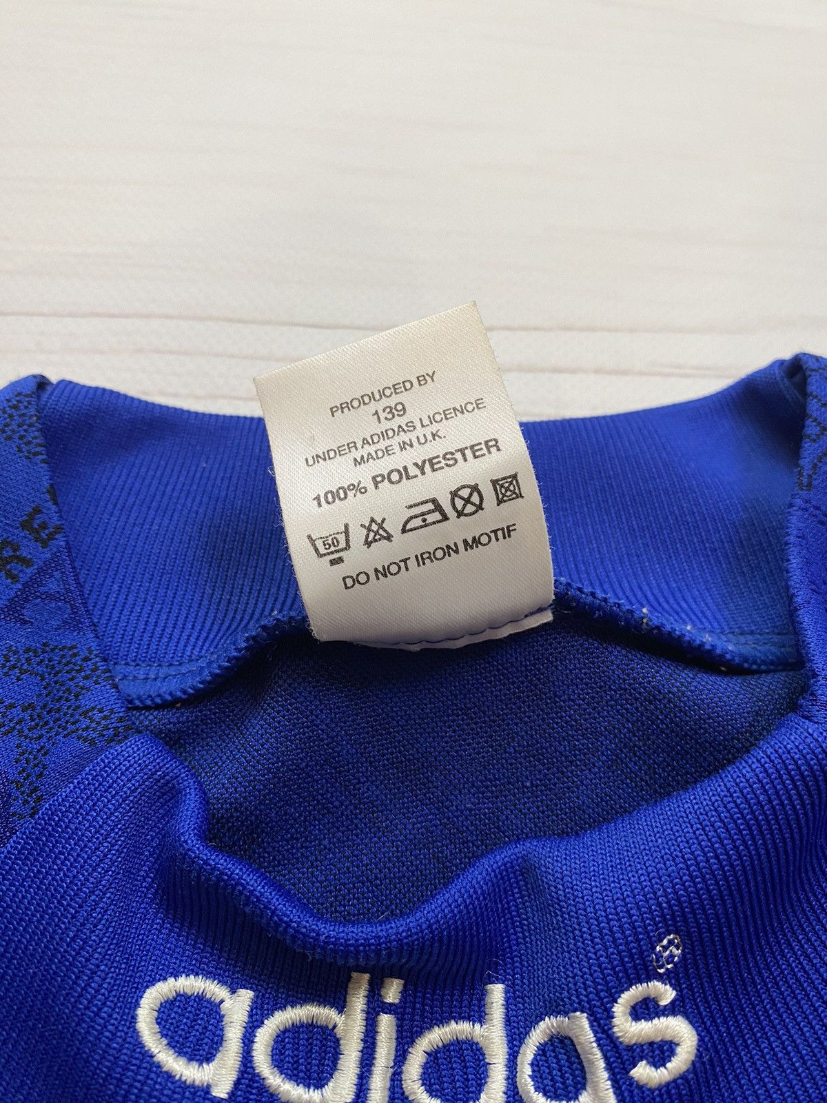 Adidas × Vintage Vintage Adidas Rangers 1994 1996 Home Soccer Shirt Football Size US L / EU 52-54 / 3 - 4 Thumbnail