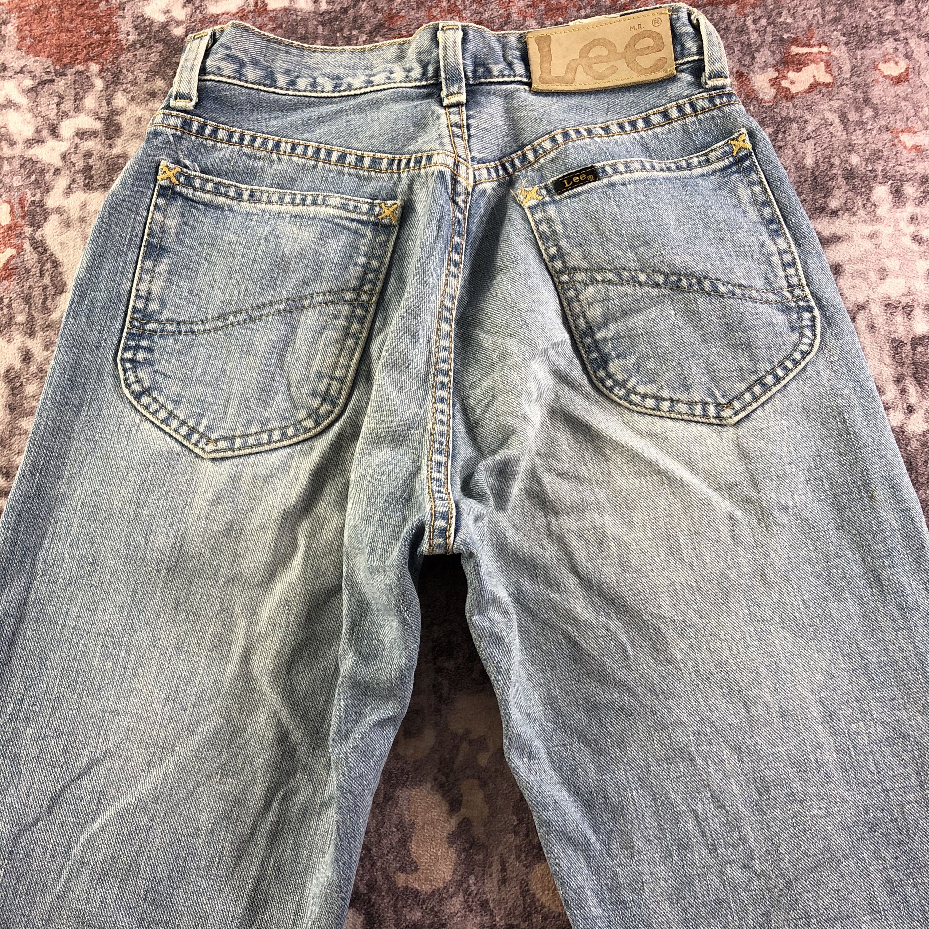 Lee × Vintage Vintage 90s High Waist Miss Lee Selvedge Jeans-JM3635 Size 26" / US 2 / IT 38 - 4 Thumbnail