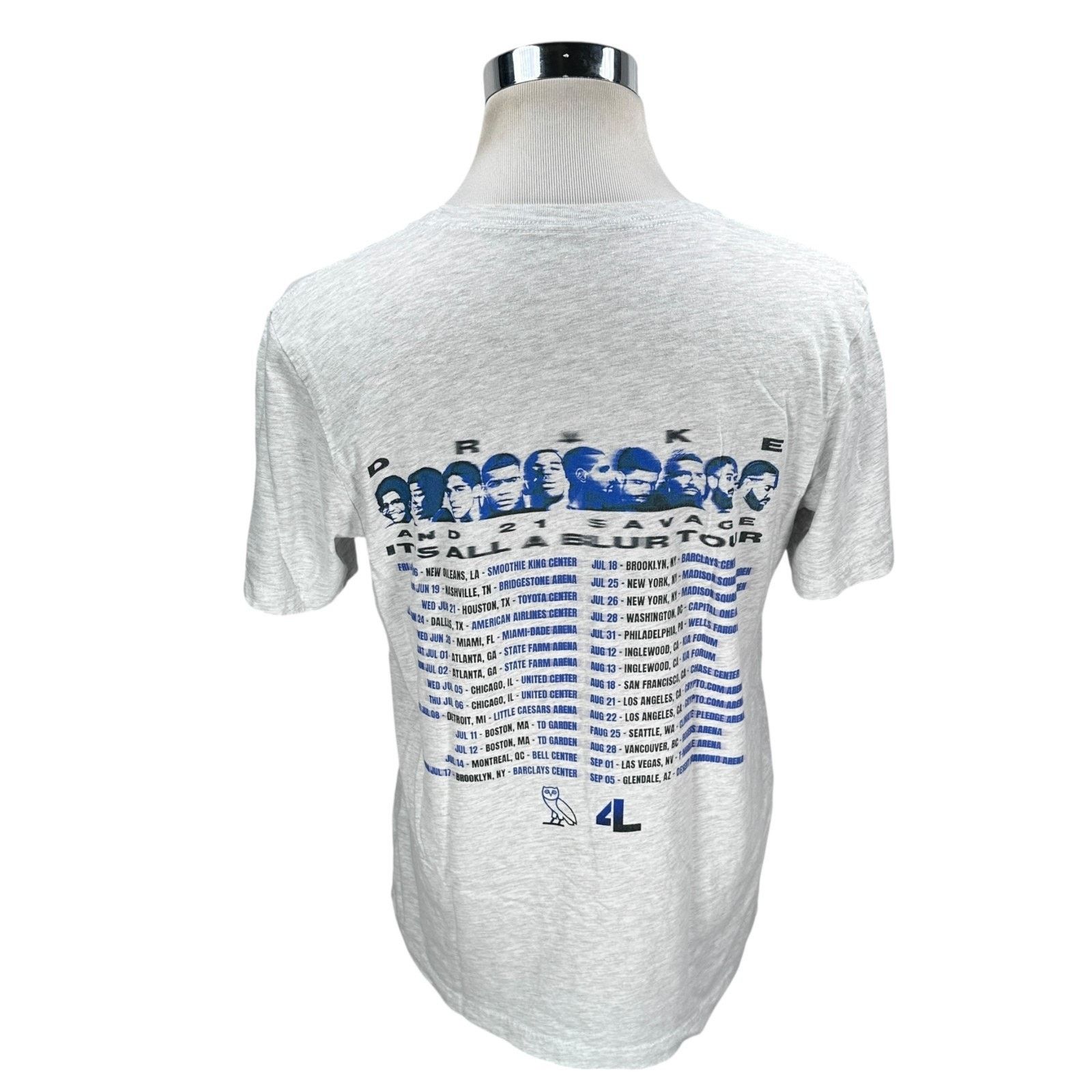 Other Drake & 21 Savage 2023 It Was T-Shirt Men's L Gray Size US L / EU 52-54 / 3 - 4 Thumbnail