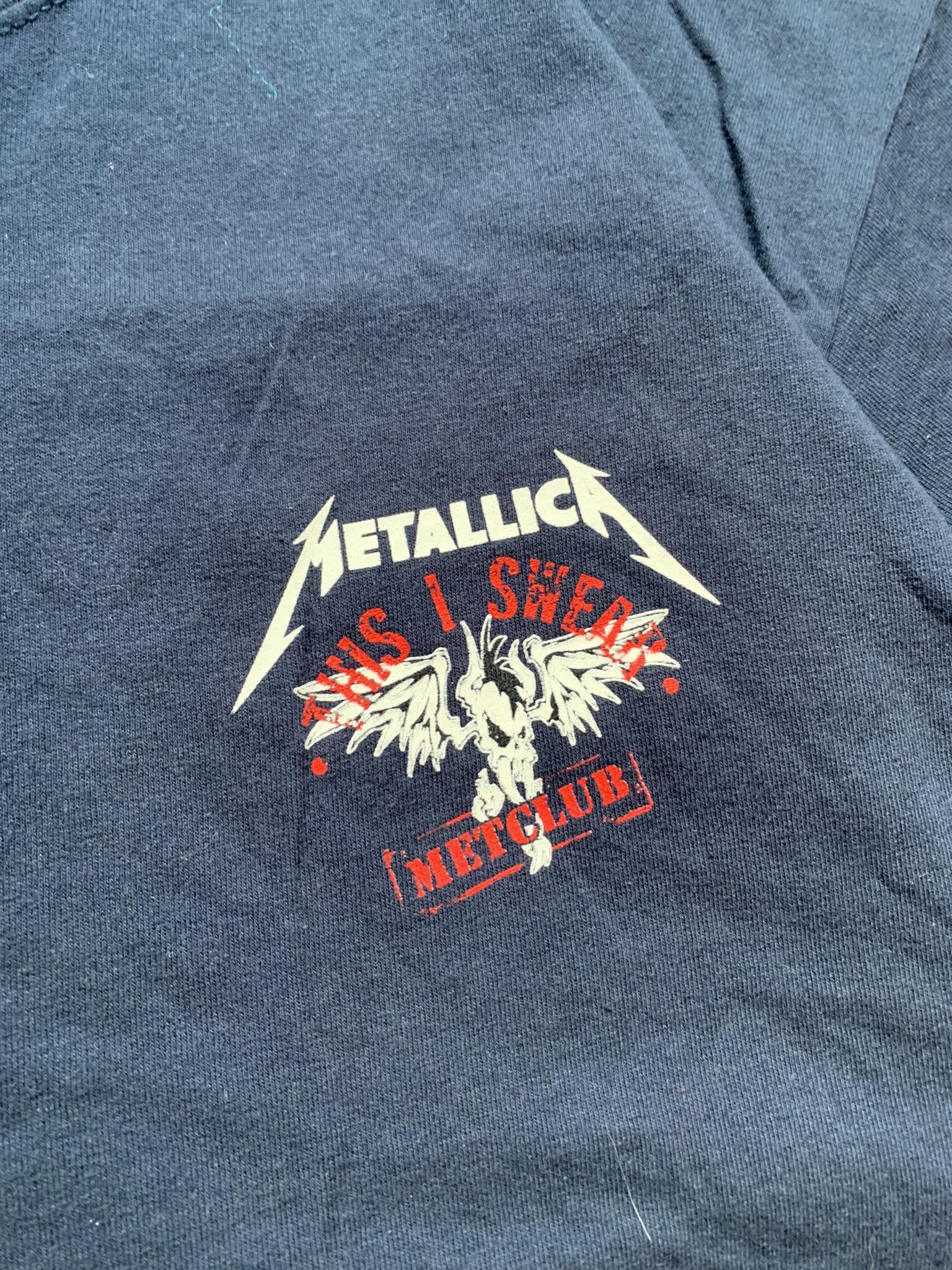 Gildan Metallica Clubber Metclub T Shirt Mens XL Size US XL / EU 56 / 4 - 5 Thumbnail