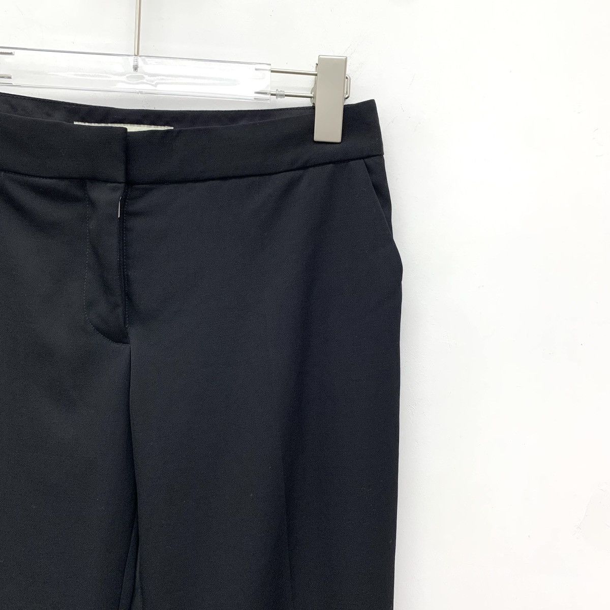 Stella McCartney Stella McCartney Black Flared Wool Suit Pants K26WX Size 26" / US 2 / IT 38 - 3 Thumbnail