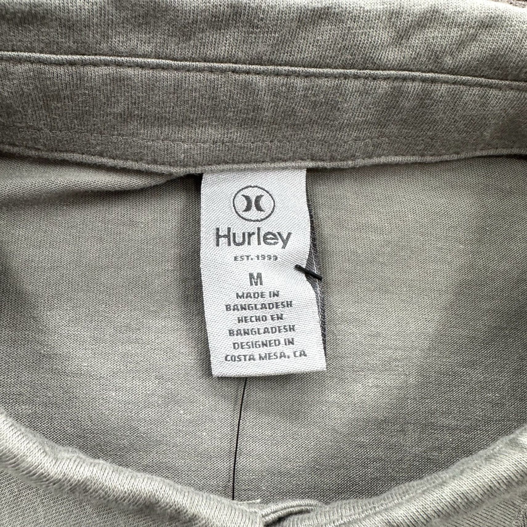 Hurley Hurley Polo Shirt Men Medium Green Cotton Golf Walking Outdoors Casual Polo Shirt Size US M / EU 48-50 / 2 - 3 Thumbnail