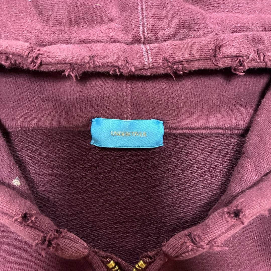 Undercover Undercover Half Zip Hoodie - Red, Free Size Size US M / EU 48-50 / 2 - 3 Thumbnail