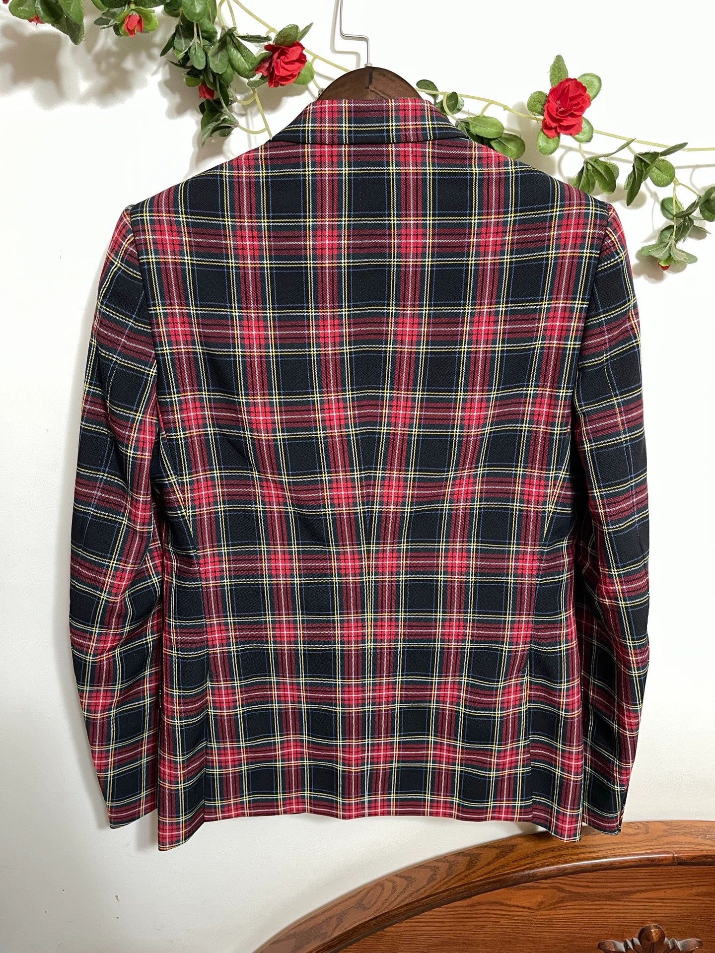 Gucci Gucci Men's Wool Check Slim Suit 50 New With Tags Size 50R - 2 Thumbnail