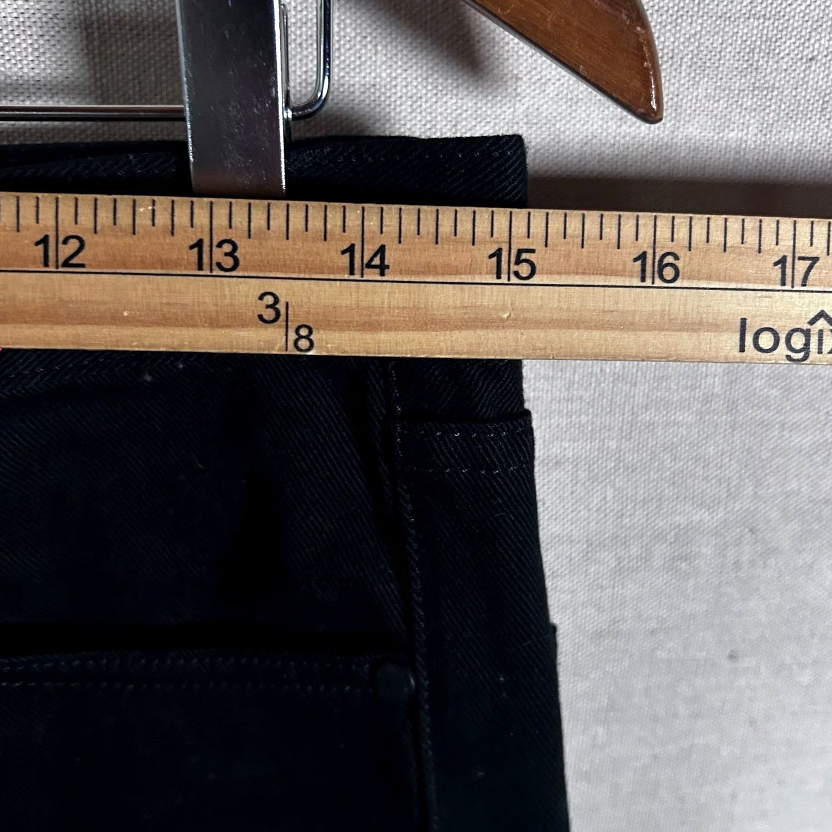 Rag & Bone rag & bone New York Black Twill Pants Womens Size 28 Mid Rise Made in USA Size 28" / US 6 / IT 42 - 4 Thumbnail