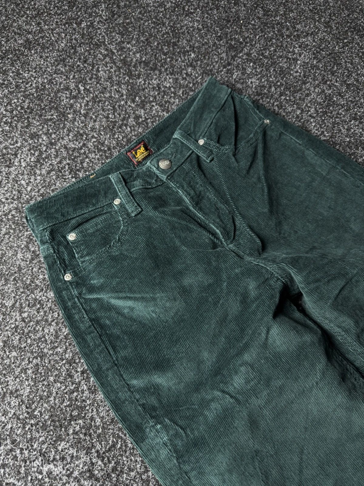 Lee 00s Western Cowgirl Lee Carol High Waist Corduroy Pants W27 Size 27" / US 4 / IT 40 - 6 Thumbnail