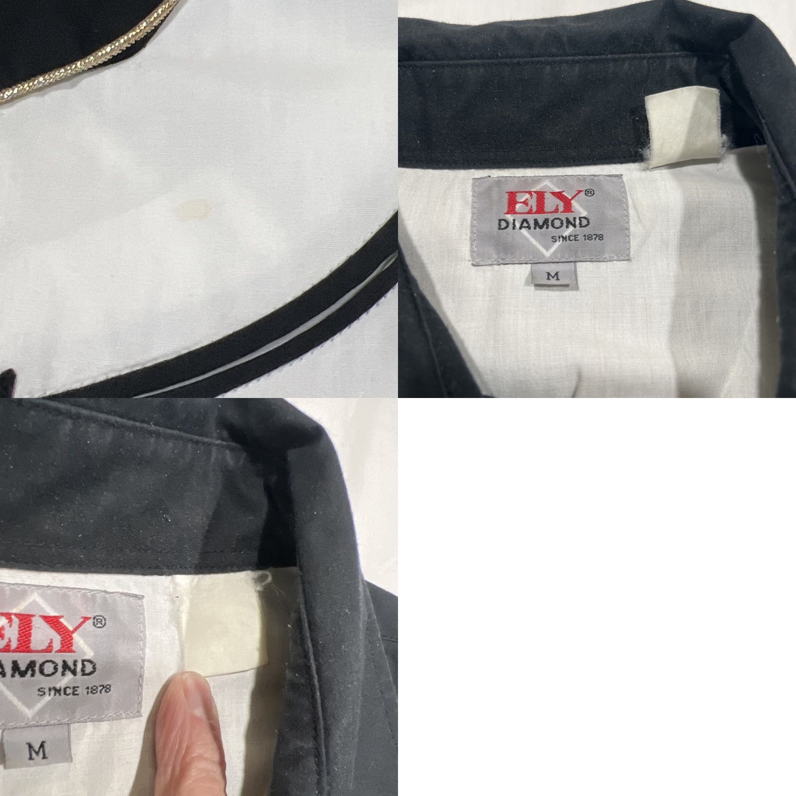 Vintage VINTAGE Ely Diamond Pearl Snap Western Men M Shooting Stars USA Embroidered Shirt Size US M / EU 48-50 / 2 - 10 Thumbnail