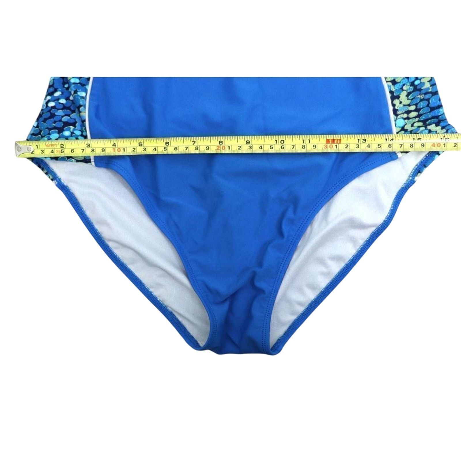 Catalina Catalina Racerback Blue 1pc Swimsuit MEDIUM Vacation Beach Size ONE SIZE - 7 Thumbnail