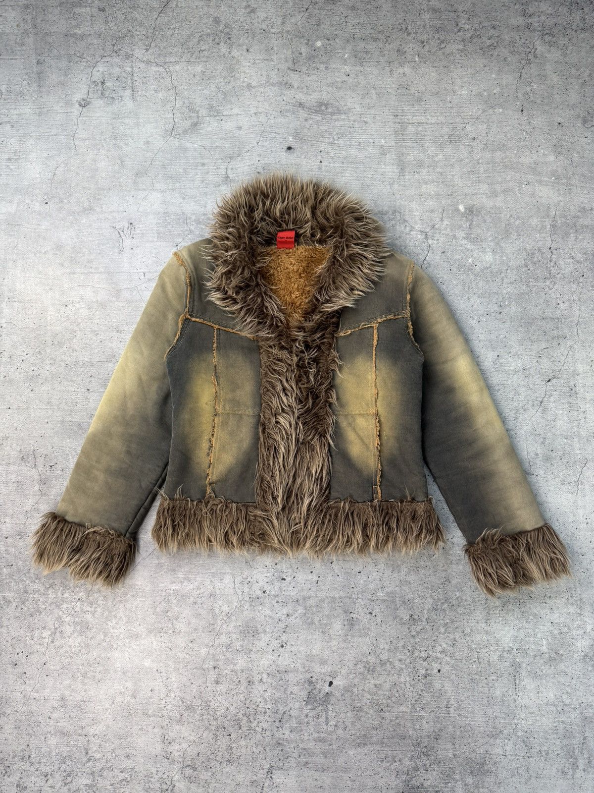 If Six Was Nine Japan fur faux jeans jacket IfSixWasNine LGB style VTG Size L / US 10 / IT 46 - 2 Thumbnail