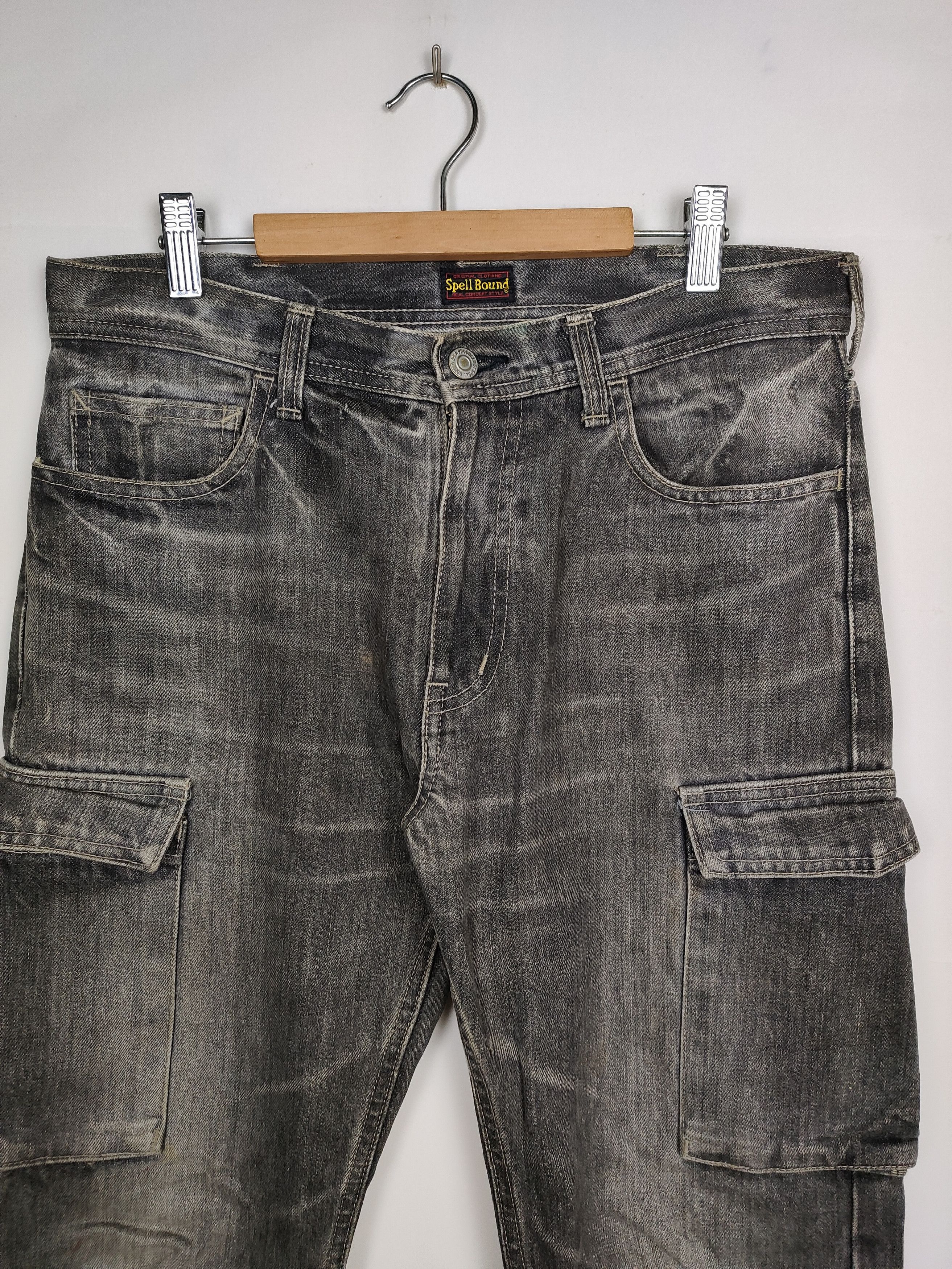 Spellbound Vintage Spellbound Denim Cargo Pant Size US 31 - 2 Thumbnail