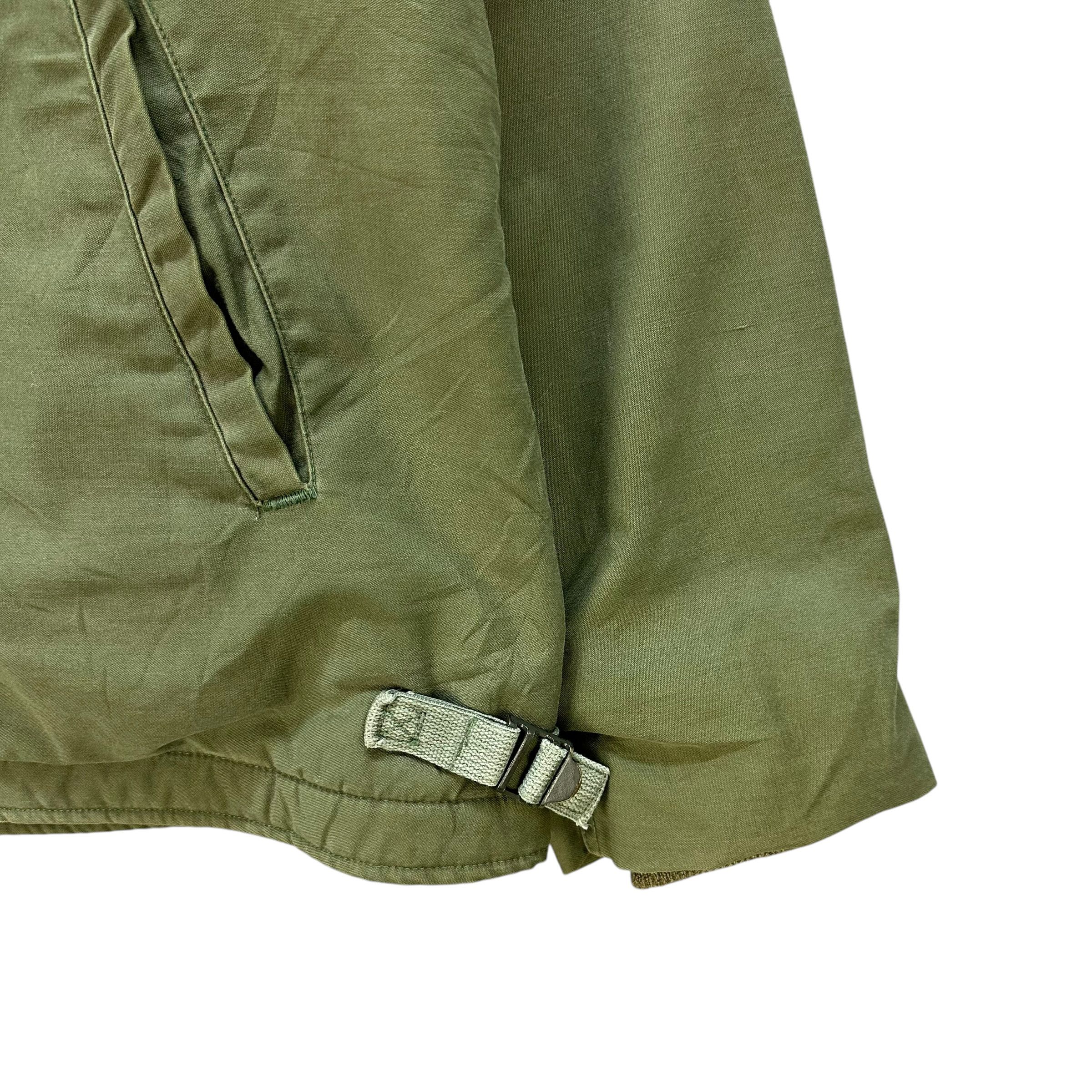 Vintage 1970's USN A-2 Deck Jacket OG-107 Fleece Lined #A74-1795 Size US L / EU 52-54 / 3 - 5 Thumbnail