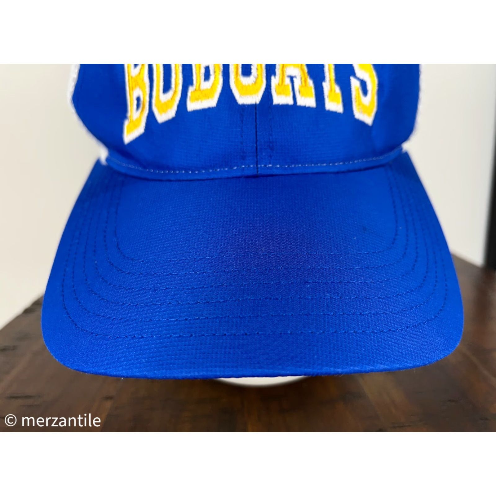 Vintage Bobcats Hat Cap Trucker Adult One Size Blue Sports Lightweight Baseball Cap Mens Size ONE SIZE - 3 Thumbnail