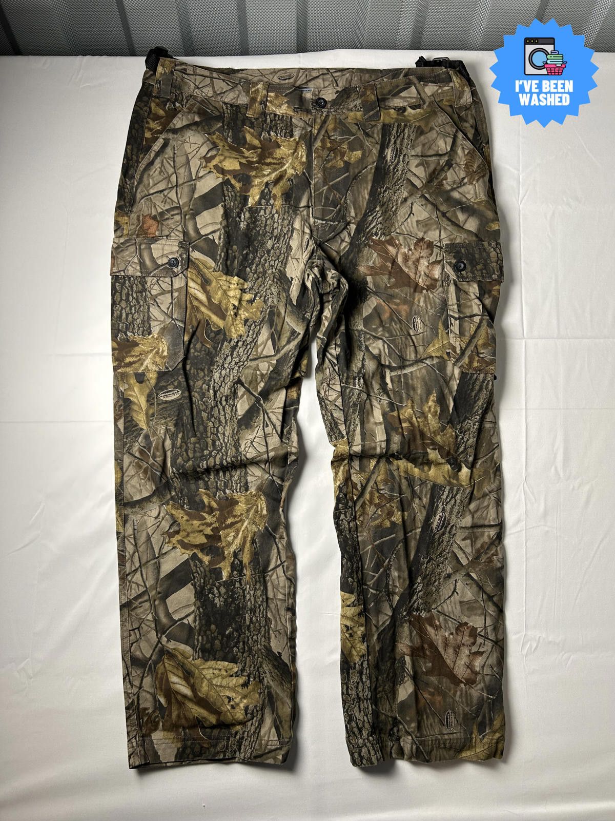 Realtree Real Tree Camo Heavyweight Cargo Trousers Hunting Hiking Size US 38 / EU 54 - 1 Thumbnail