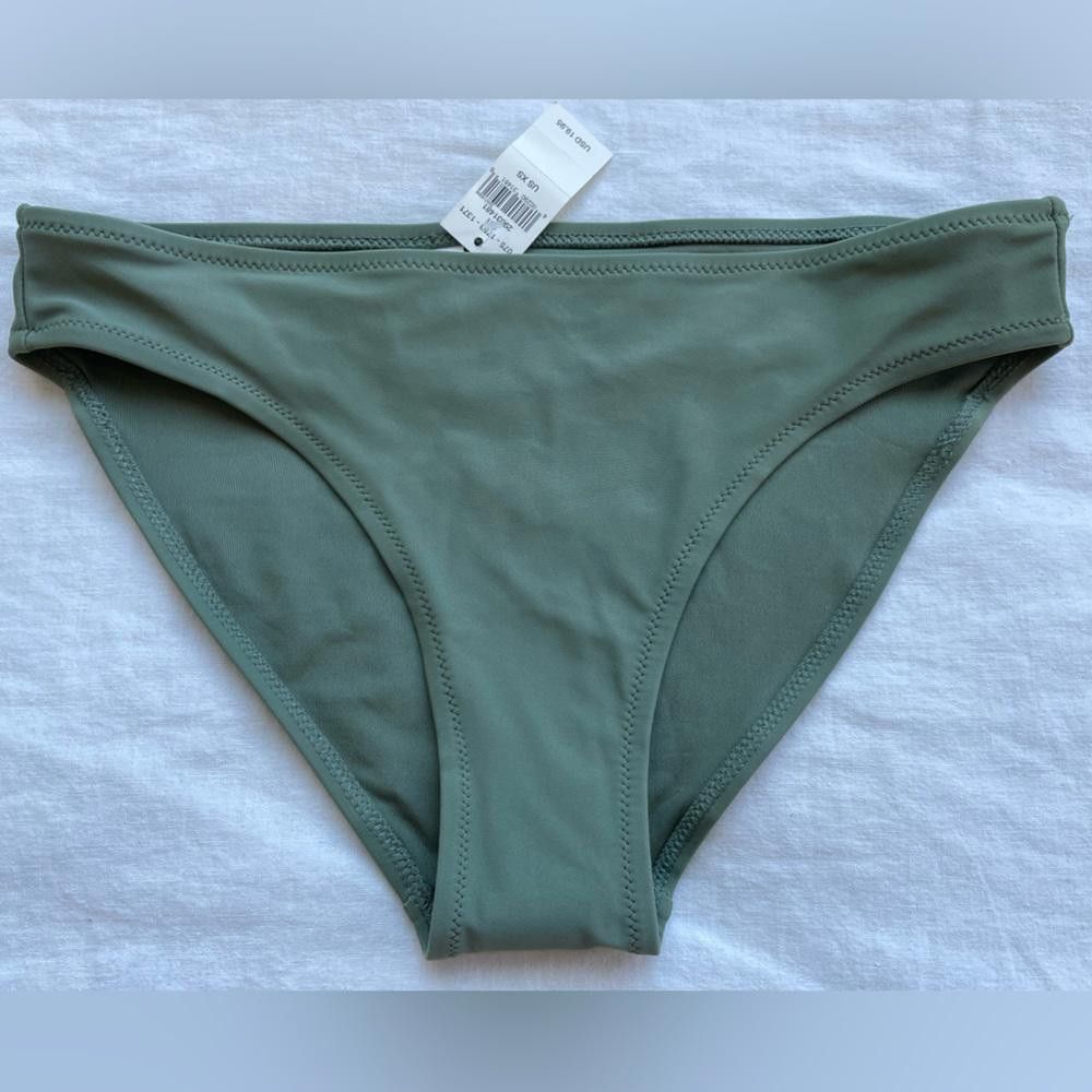 Designer NWT Aerie olive green bikini bottom brief XS Size ONE SIZE - 2 Thumbnail